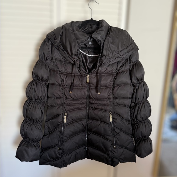 Laundry By Shelli Segal Jackets & Blazers - Laundry By Shelli Segal Black Puffer Jacket